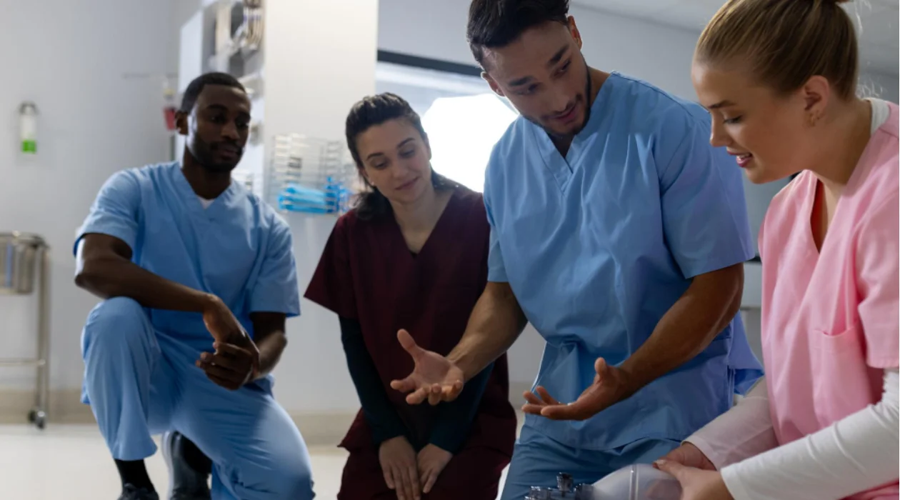 Photo de soignants à l’hôpital
