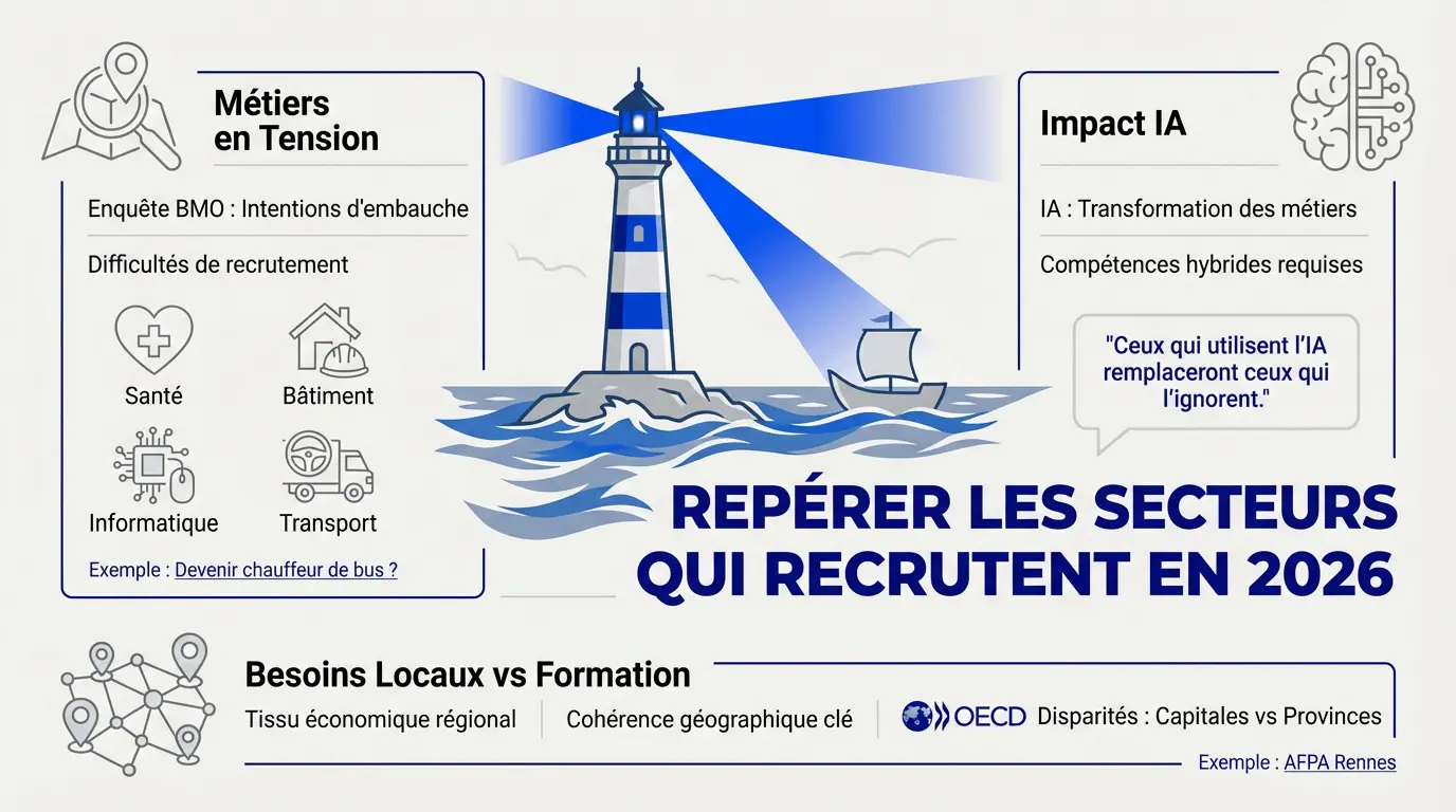 Analyse des opportunités d'emploi et secteurs porteurs en 2026