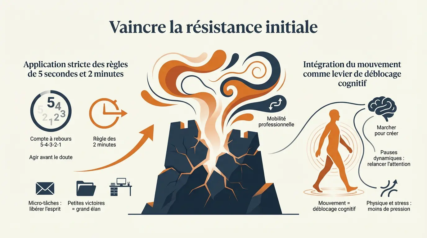 Méthodes concrètes pour stopper la procrastination et passer à l'action immédiatement